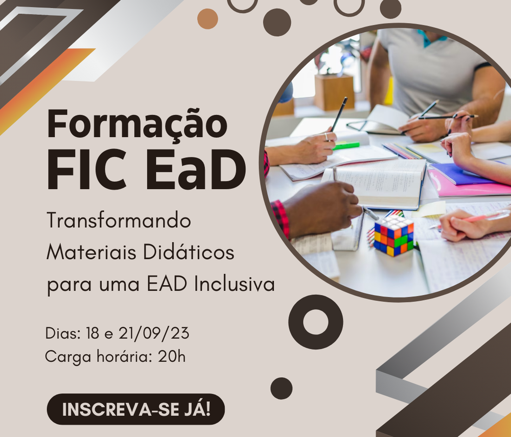Inscrição Curso Formação FIC EaD