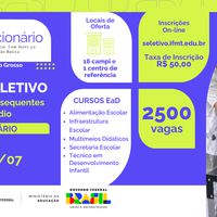 IFMT oferece 2.500 vagas em cursos técnicos para servidores da educação