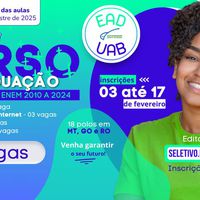 Edital 011/2025 - VAGAS REMANESCENTES - UNIVERSIDADE ABERTA DO BRASIL - UAB/IFMT SELEÇÃO ATRAVÉS DO ENEM 2010 A 2024
